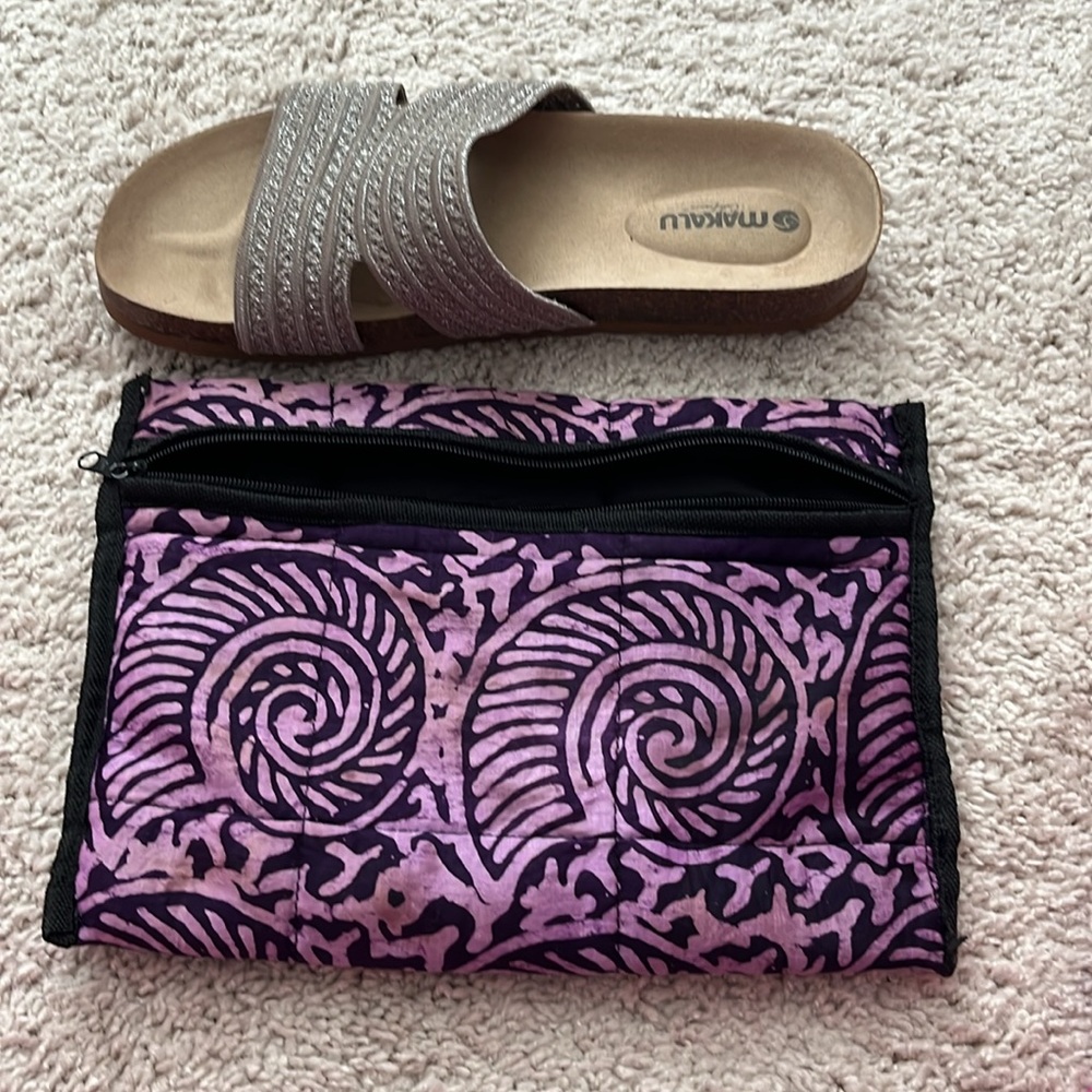 Handcrafted Shell Pouch 🥹Purple Lilac Shells - Picture 5 of 5